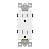 Enerlites Commercial Grade 15A Decorator Tamper Resistant Receptacle, 5-15R