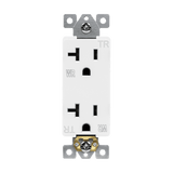 Enerlites Commercial Grade 20A Decorator Style Tamper and Weather Resistant Duplex Receptacle, 5-20R
