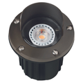 Gun metal hooded round well light