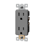 Enerlites Industrial Grade Heavy Duty 15A Decorator Tamper Resistant Receptacle, 5-15R