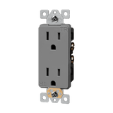 Enerlites Industrial Grade Heavy Duty 15A Decorator Tamper Resistant Receptacle, 5-15R