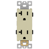 Enerlites Industrial Grade Heavy Duty 20A Decorator Receptacle, 5-20R