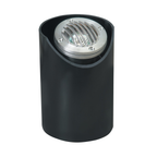 Stainless steel louvered shielded-sleeve well light, alternate view