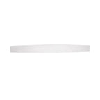 White round flush-mount ceiling light shallow side profile