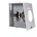 Siemens 200 Amp 4-Jaw Horn-Bypass Ringless Overhead/Underground Fed Meter Socket, model UAT417-XPQG, product view