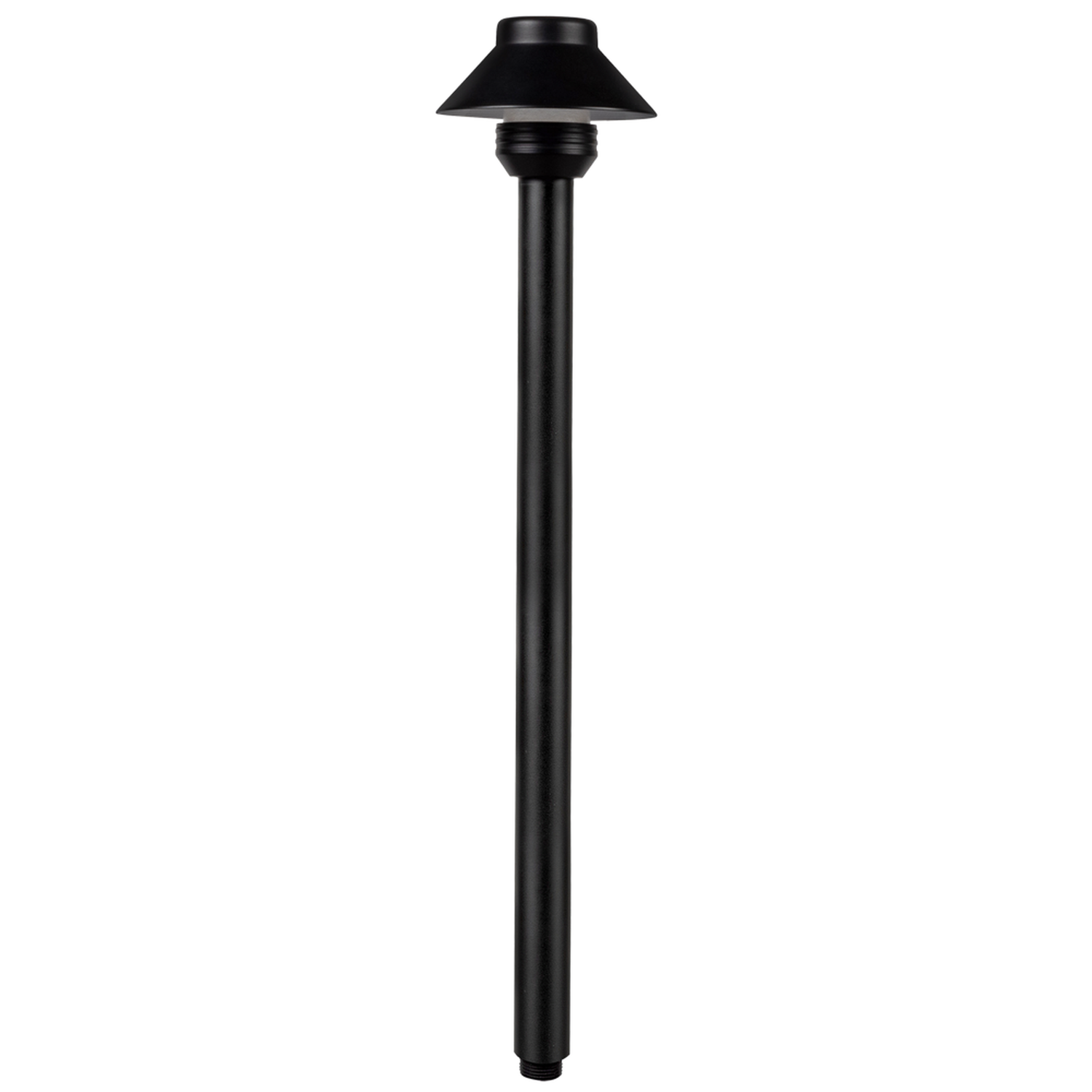 Full view of 3.5 Inch Mini Umbrella Path Light in Black