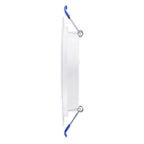 The baffle trim on this Sunco LED downlight with Junction Box offers uniform grooves to create a softer light and its 90-degree wide flood beam spread fills your space with bright (850lm) light. The durable, spring clips and the trim hold this light fixture in place in your ceiling while the lightweight, connected J-box sits on the ceiling. Easy to install with its all-in-one components and included junction box, this dimmable and IC rated LED consumes only 14W yet is a 100W equivalent.
