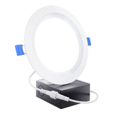 Recessed LED Lighting, 6 Inch, Slim, Wafer Thin, Baffle Trim, 850 Lumens