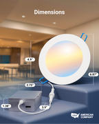 These lights are IC rated, meaning they are thermally protected and won't overheat or ignite surrounding insulation in the roof or overhead joist space.
