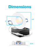 Recessed LED Lighting, 3 Inch, Slim, Selectable CCT, 500 Lumens