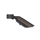 Gun Metal adjustable-hood bullet downlight with square mounting plate