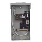Siemens 125 Amp 4-Space 8-Circuit Main Lug Outdoor Spa Panel with 50 Amp GFCI, model W0408L1125SPA50, product view