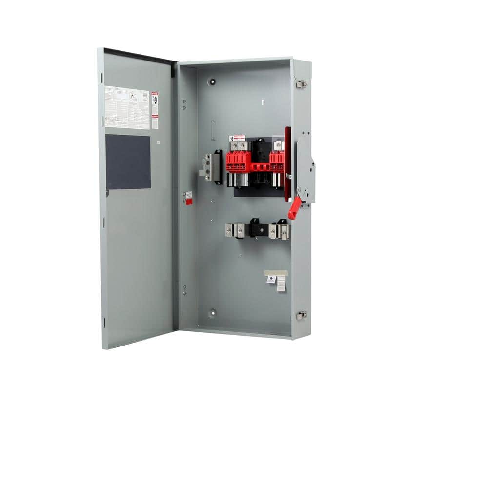 Siemens General Duty 600 Amp 240-Volt Double Pole Outdoor Fusible Safety Switch, model GF226NRA, alternate product view 5