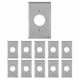 Enerlites Single Receptacle One-Gang Metal Wall Plate