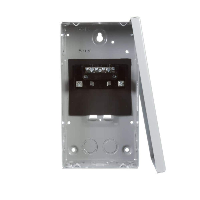 Siemens EQ 60 Amp 2-Space 4-Circuit Main Lug Surface Mount Load Center, model E0204ML1060SU, product view
