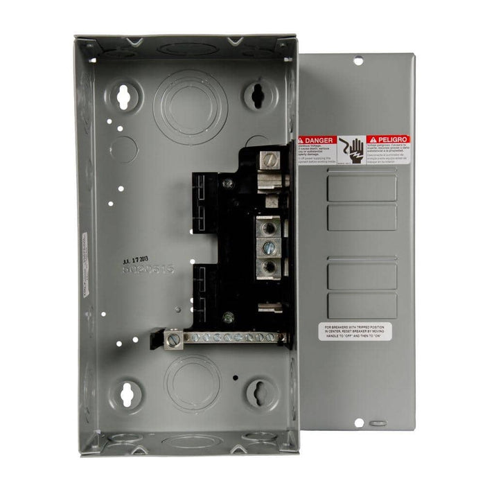 Siemens EQ 125 Amp 4-Space 8-Circuit Main Lug Surface Mount Indoor Load Center, model E0408ML1125SU, product view