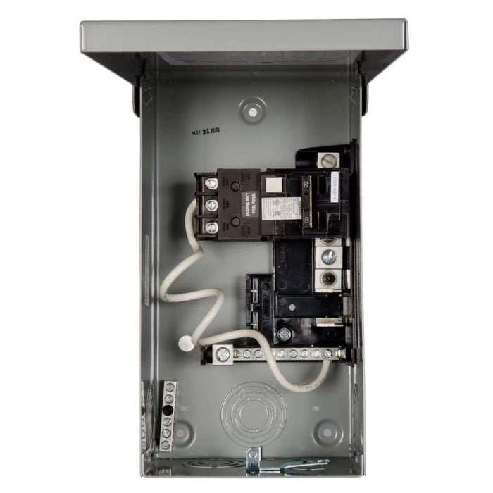 Siemens 125 Amp 4-Space 8-Circuit Main Lug Outdoor Spa Panel With 60 Amp GFCI, model W0408L1125SPA60, product view