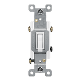 Enerlites Residential Grade 15A Toggle Switch, Three-Way