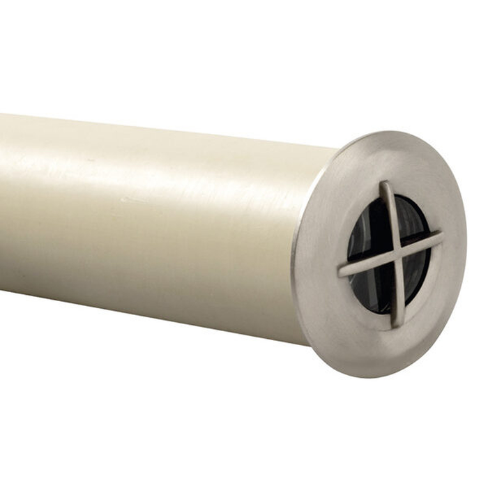 Silver plated cross-guard cylindrical-sleeve well light