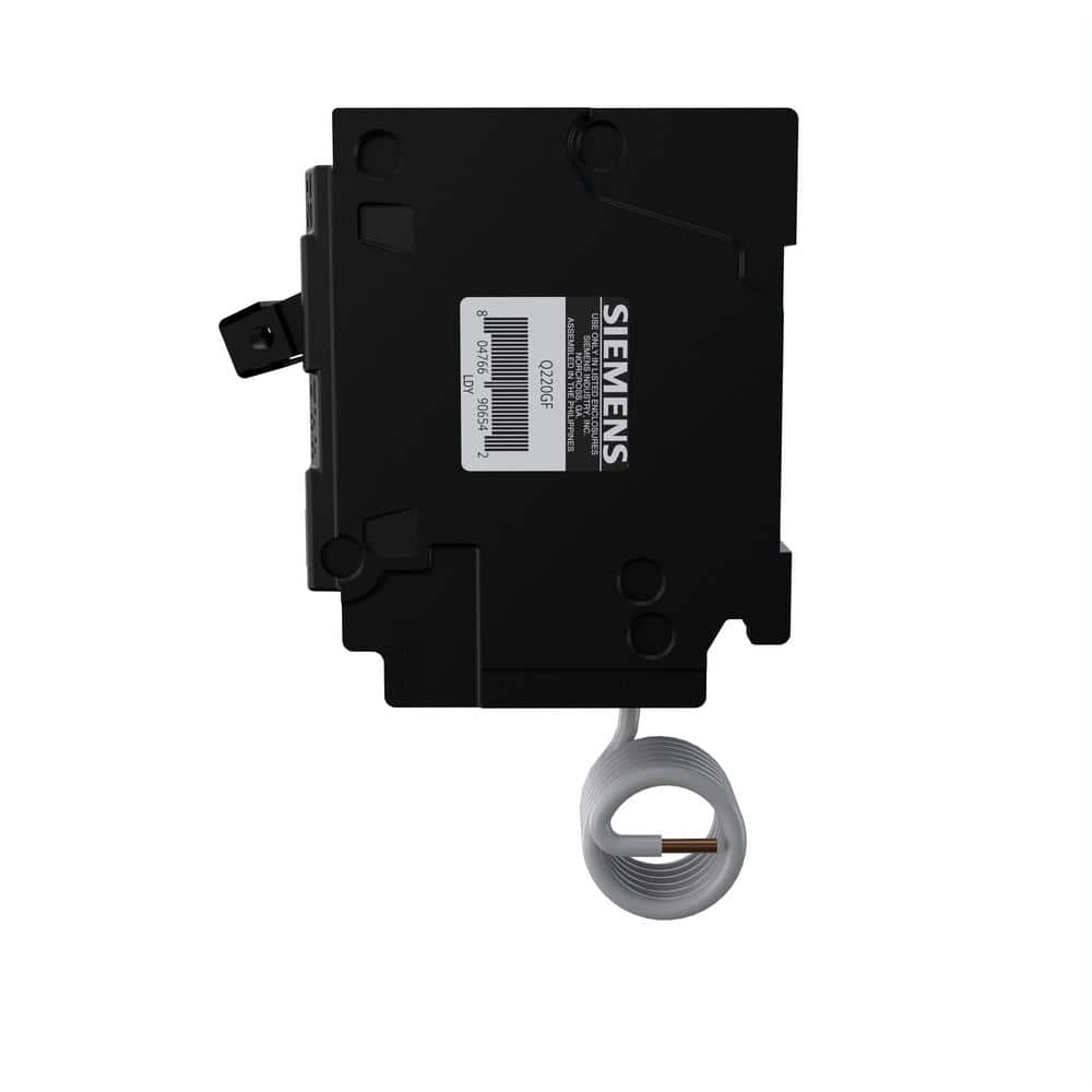 Siemens QPFB 2-Pole GFCI Circuit Breaker, model Q220GFP, alternate product view 5