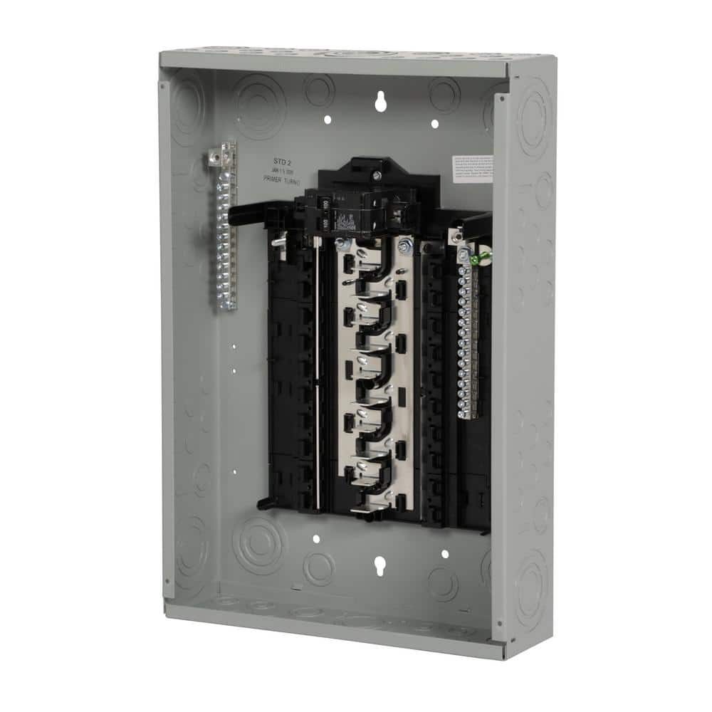 Siemens SN Series 100 Amp 20-Space 20-Circuit Indoor Main Breaker Plug-On Neutral Load Center, model SN2020B1100, product view