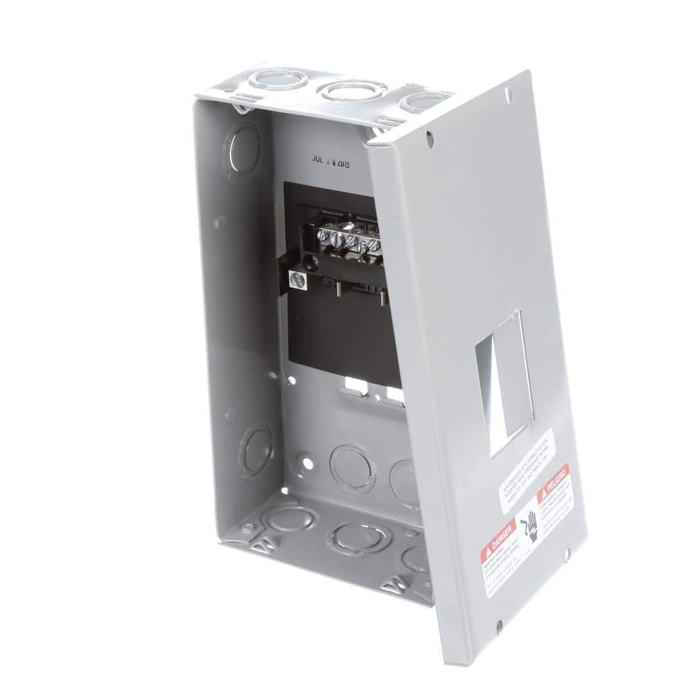 Siemens EQ 60 Amp 2-Space 4-Circuit Main Lug Surface Mount Load Center, model E0204ML1060SU, alternate product view 5