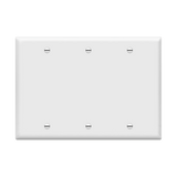 Enerlites Blank Cover Three-Gang Wall Plate