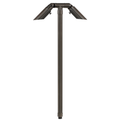 Brass Twin Path Light in Gun Metal, close product view