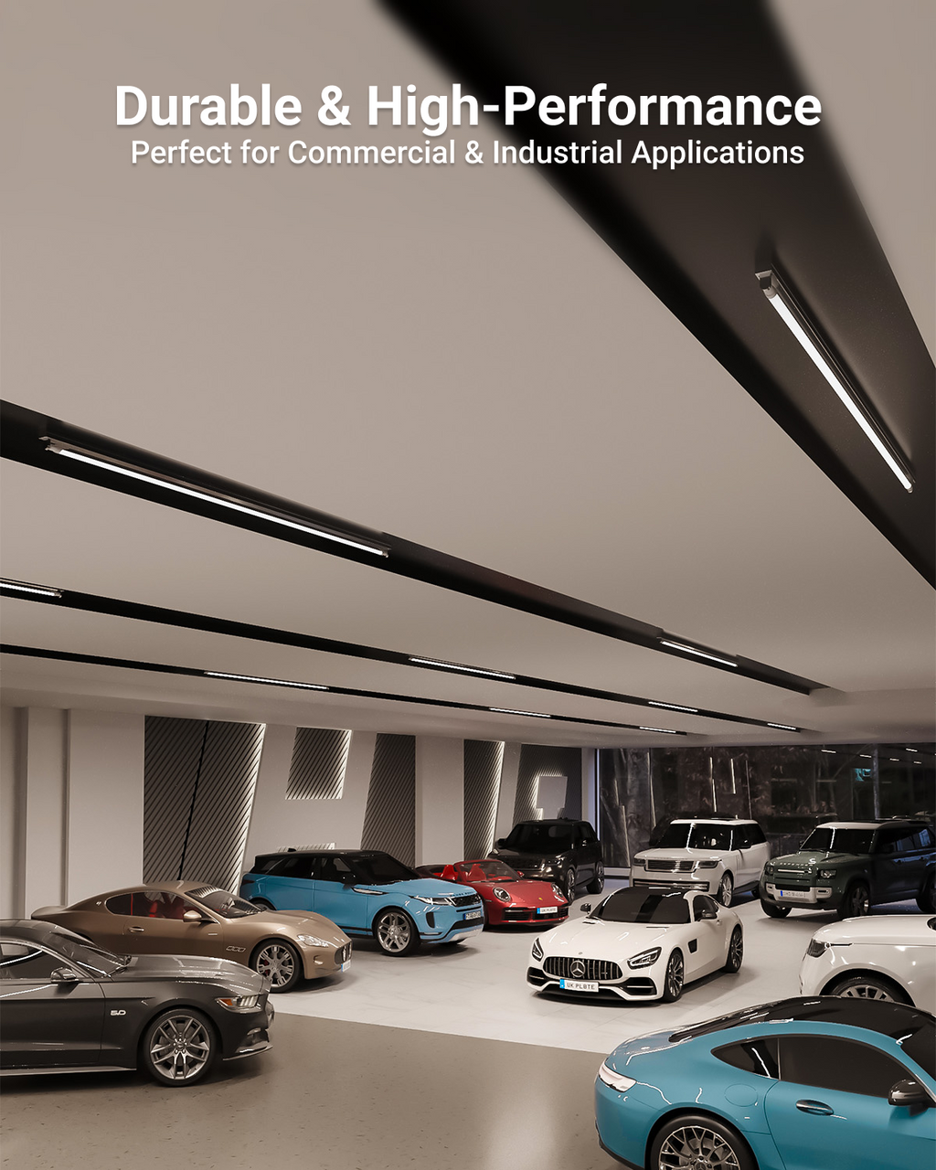 Its frosted finish allows uniform light distribution, making it perfect for various applications, including offices, schools, retail stores, and more.