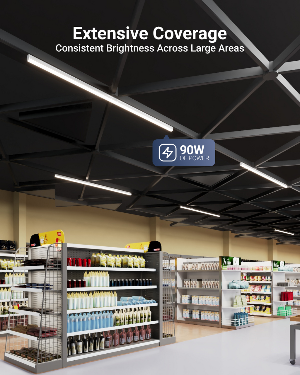 No more dark corners or shadows due to uneven lighting.