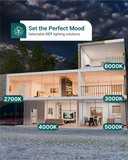 Illuminate your space with selectable hues that are also ideal for visual sensitivity.