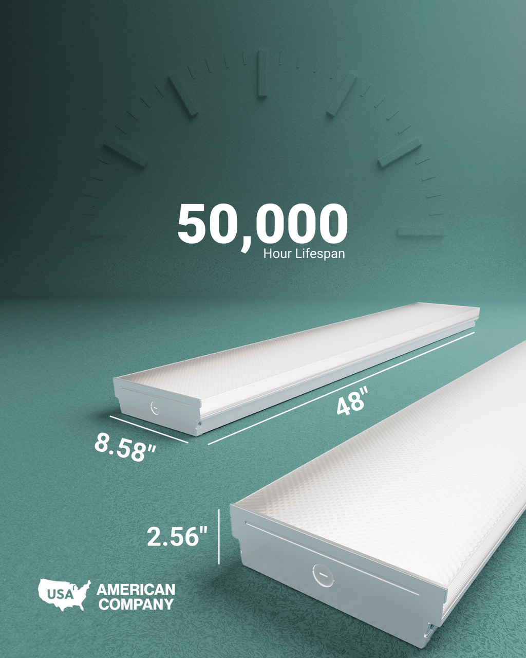 Sunco’s LED prisma wraparounds replace outdated HID fixtures or fluorescent tubes to provide higher energy efficiency.