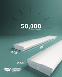 Sunco’s LED prisma wraparounds replace outdated HID fixtures or fluorescent tubes to provide higher energy efficiency.