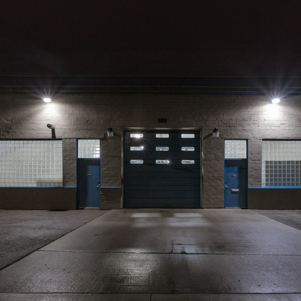 Dark Bronze LED Barn Light, 80W/64W/48W/32W, Dusk to Dawn Photocell, Selectable Wattage & CCT, 12000 Lumens
