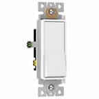 Light switch on a white background