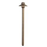 brass Umbrella Path Light in Antique Bronze finish