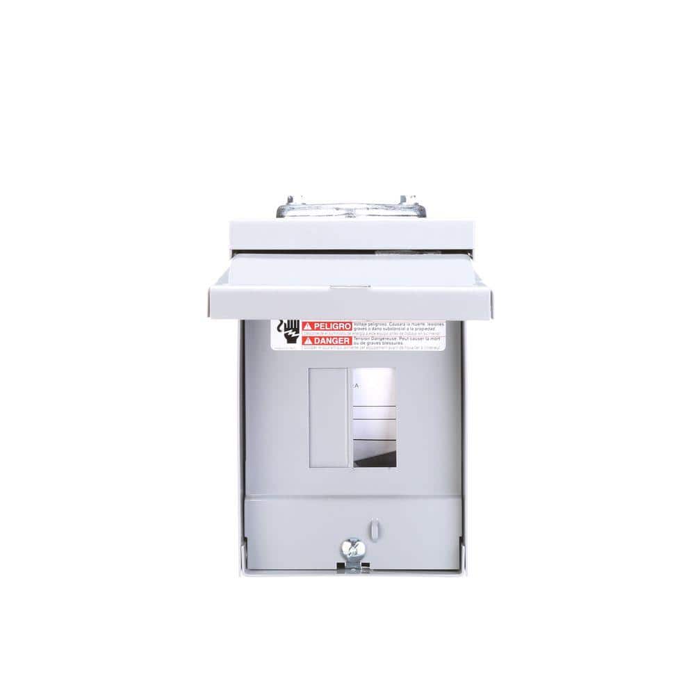 Siemens EQ 60 Amp 2-Space 4-Circuit Outdoor Main Lug Load Center, model W0204ML1060U, product view
