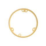 Enerlites 4-1/4" Dia. Brass Round Flange