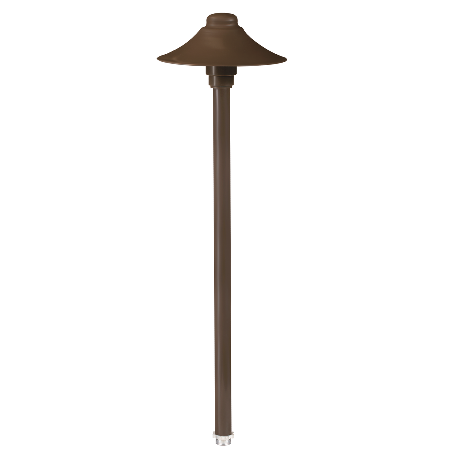 Full view of 6.5 Inch Large Umbrella Path Light in Bronze