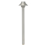 Full view of 3.5 Inch Mini Umbrella Path Light in Silver Plated