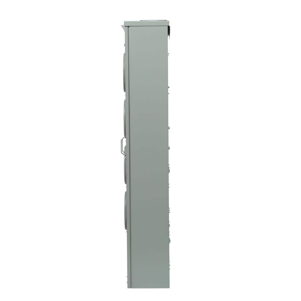 Siemens Uni-PAK 4-Gang 400 Amp Ringless-Style Multi-Family Metering with Horn Bypass, model WP4411RJB, alternate product view 3