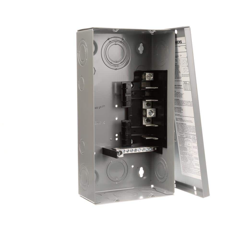 Siemens EQ 125 Amp 4-Space 8-Circuit Main Lug Surface Mount Indoor Load Center, model E0408ML1125SU, alternate product view 4