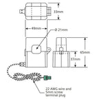 Siemens Inhab Smart Home Energy Monitor 200A Main CT 3-Phase Sensor Kit Add-On, model INHEM010, product label detail