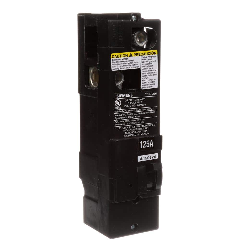 Siemens Type QS Multi-Family Main Breaker, model QS2200, product label detail, image 7
