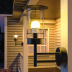 The damp rated Sunco A15 LED Yellow Bug Light bulb is shown on its side in this image. An E26 base means this bulb fits most household and commercial lamp fixtures. You can create a warm, cozy glow before bedtime in a bedroom or use it on a porch or other covered space near a doorway to deter bugs. Sunco Lighting LED light bulbs have long lifespans to reduce your maintenance. This is an 8W LED that is a 40W equivalent to lower power bills when compared to incandescent lights.