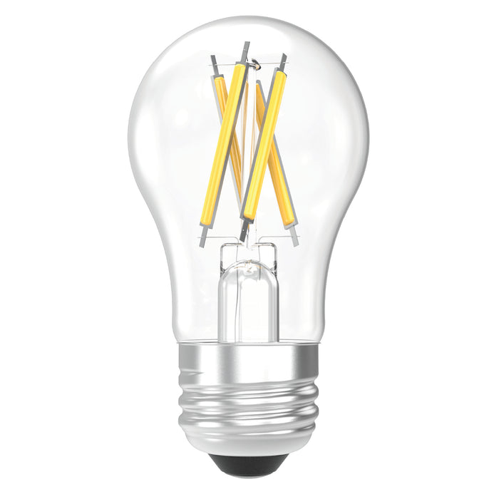 Ultra-thin LED chips embedded along glass tubes create an all-around beautiful glow.