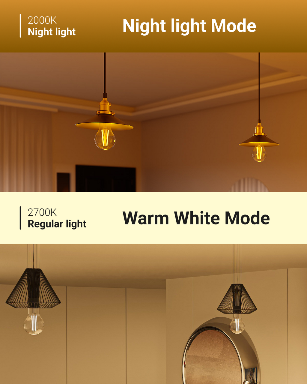 The bulb provides a bright enough light for tasks such as reading, cooking, or working, while still being comfortable for the eyes.