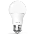 Sunco's A19 bulb features instant start-up with no warming up, buzzing, or flickering.