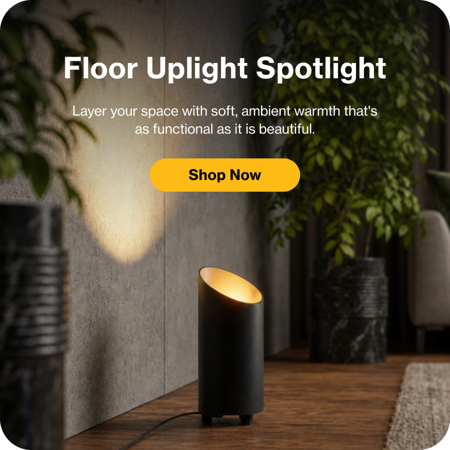 Layer your space with soft, ambient warmth beautiful floor uplight