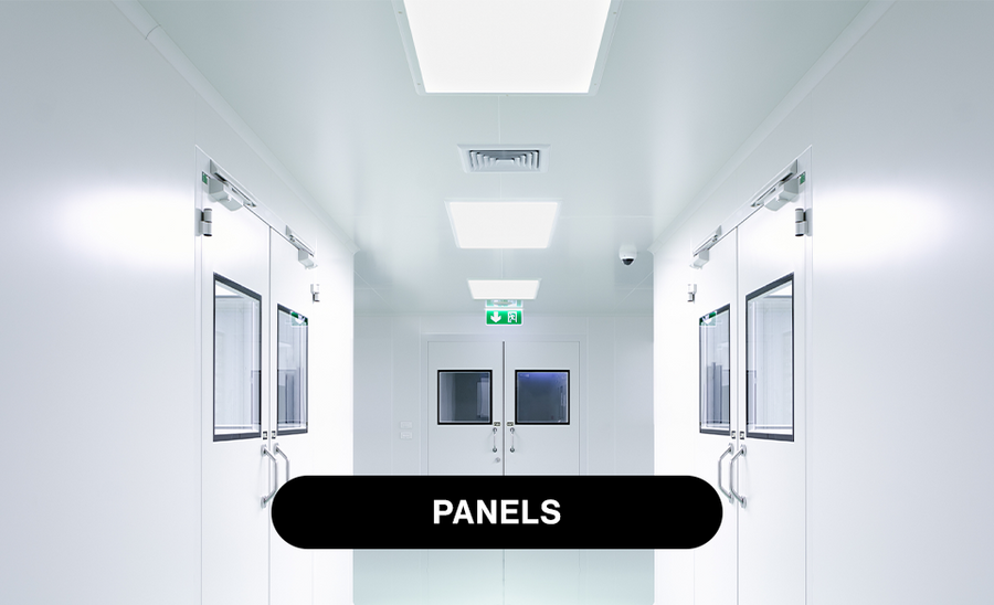 Retail ceiling panels and troffers